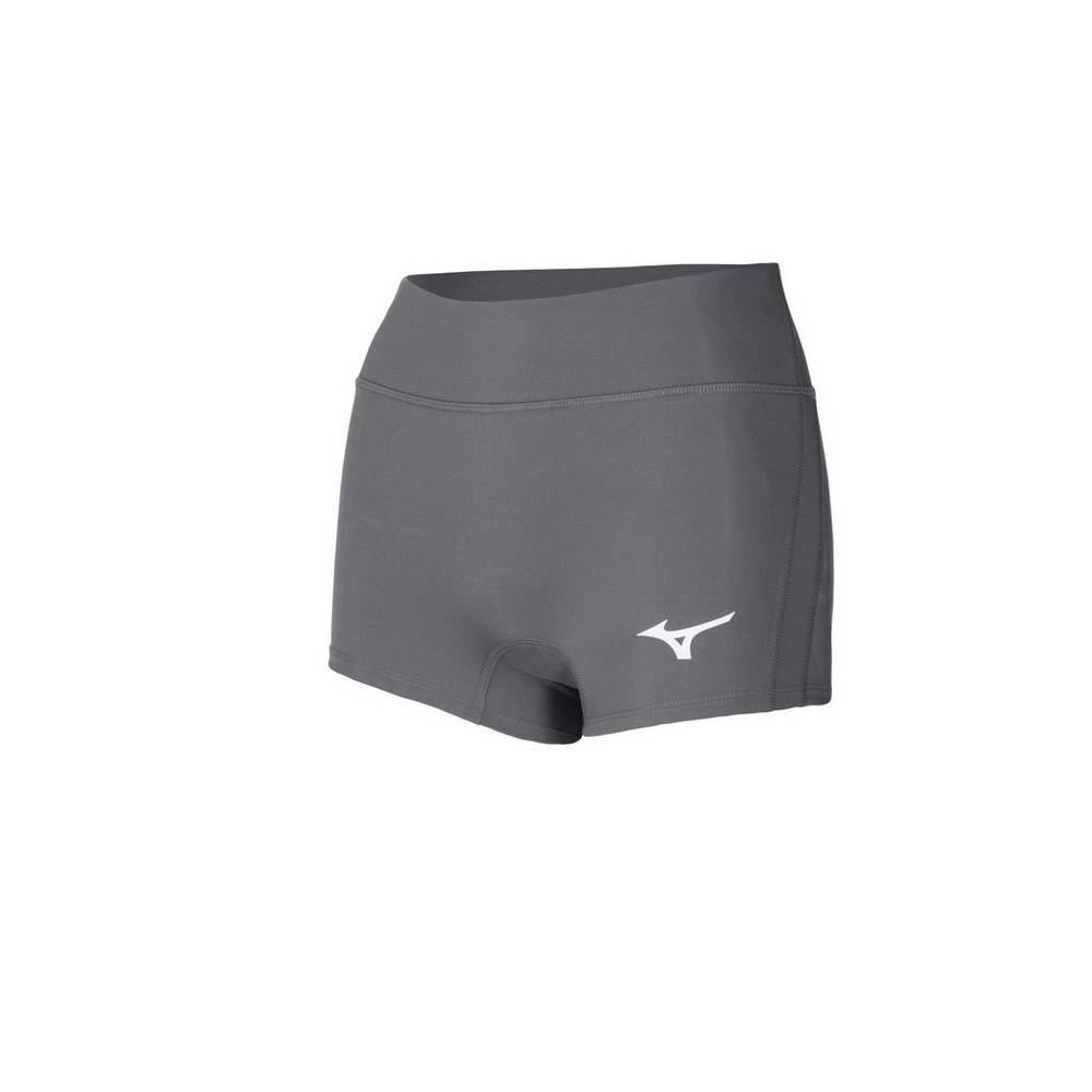 Mizuno Apex 2.5" Inseam Női Rövidnadrág Szürke CPW106357